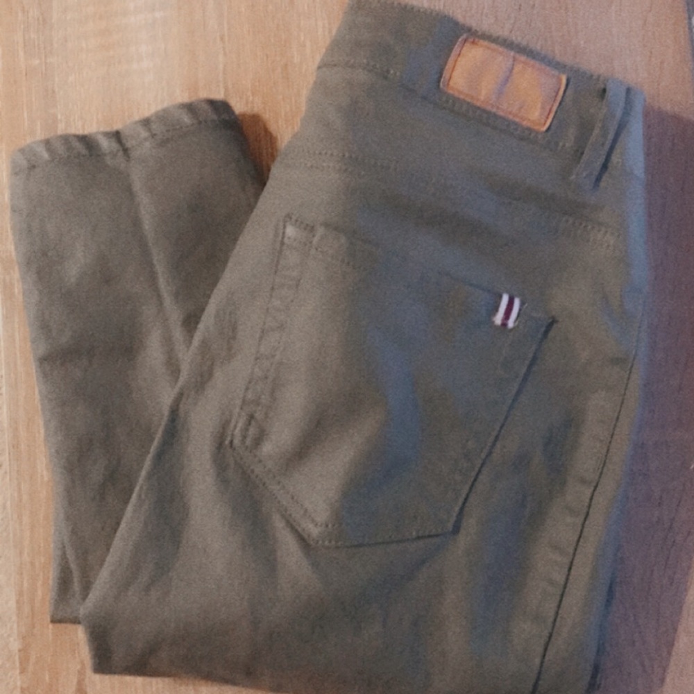 Adam Levine Faux Leather Skinny Jeans